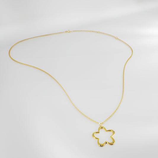 Kiss Necklace - gold