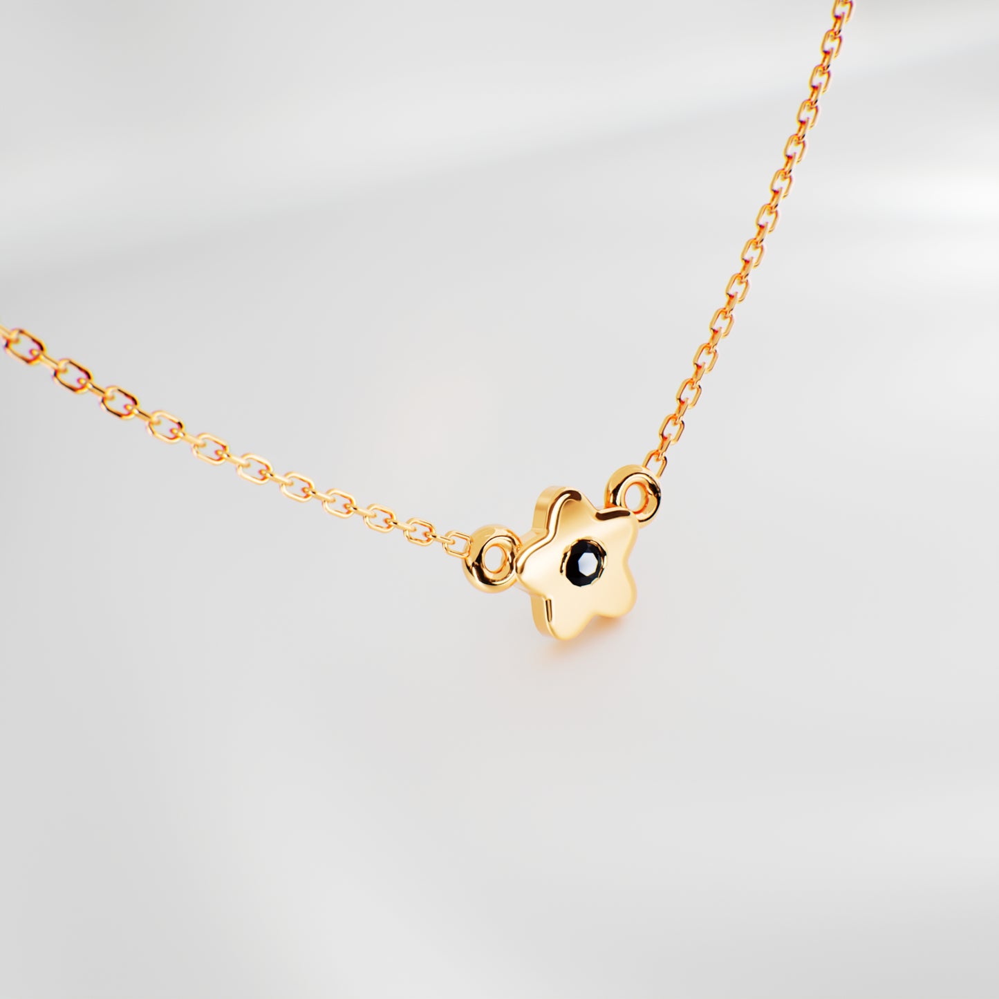 Mist Necklace - rose gold