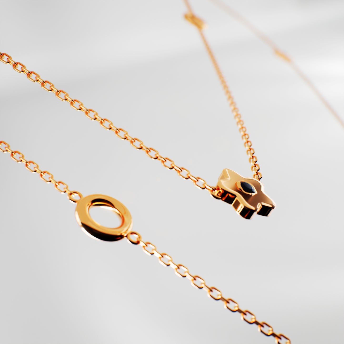 Morning Necklace - rose gold