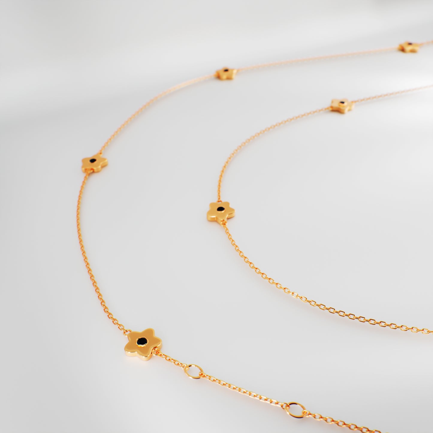 Springtime Necklace - rose gold