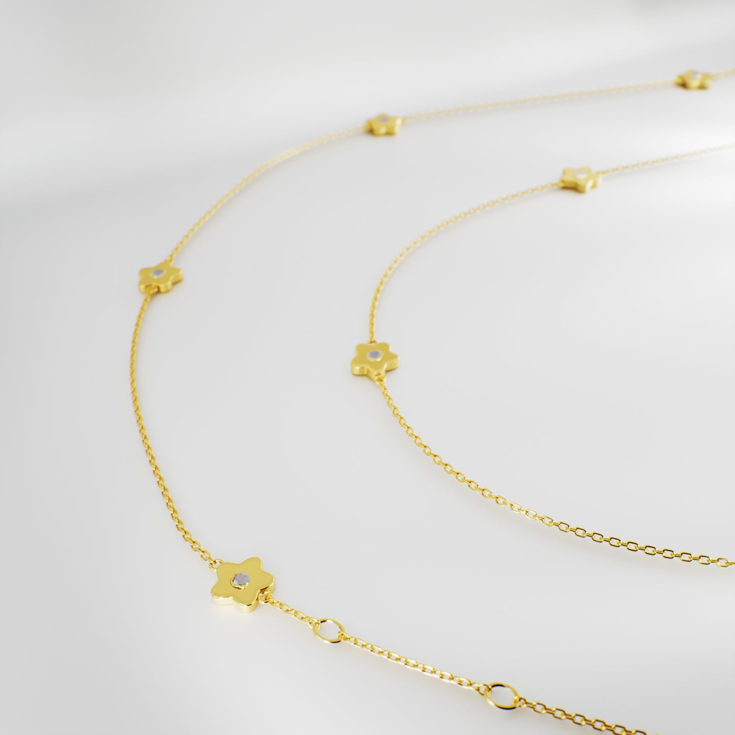 Springtime Necklace - gold