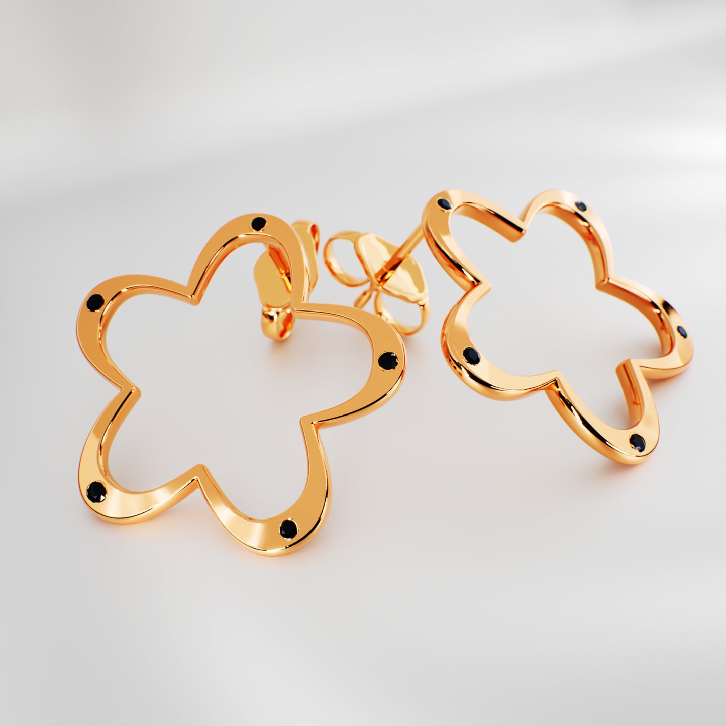 Summer Earrings - rose gold