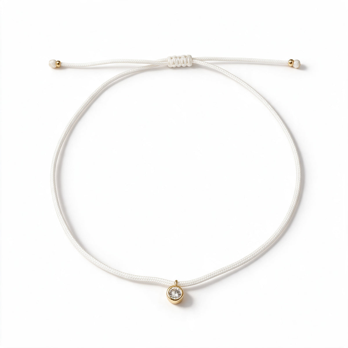 Sparks White Necklace