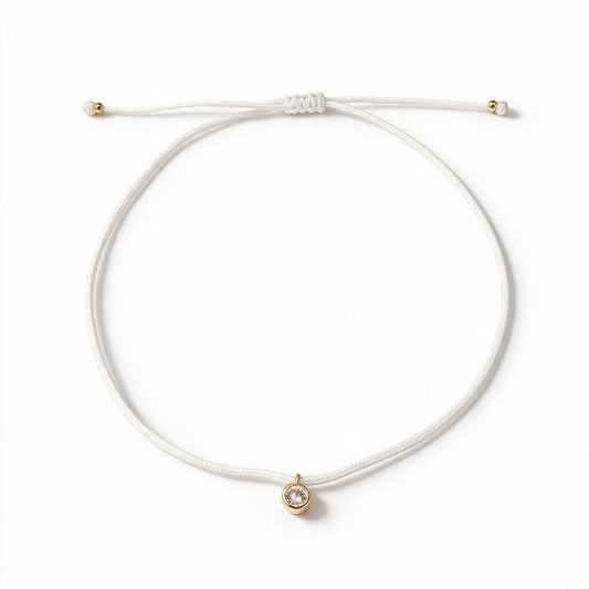 Sparks White Necklace